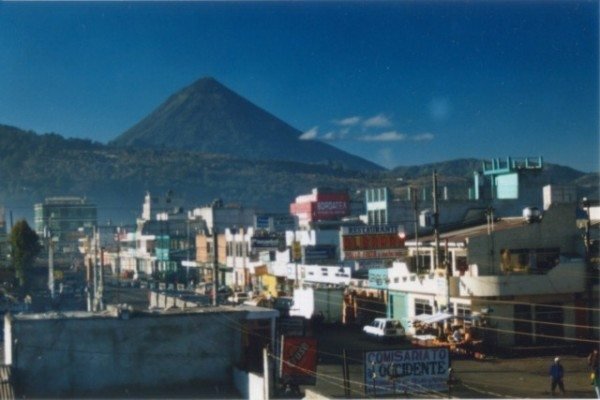 Santa Maria Volcano Above Xela